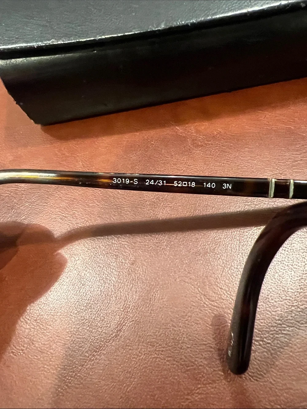 Persol Brown Tortoiseshell Frame Sunglasses with Black Lenses - PO3019-S 24/31